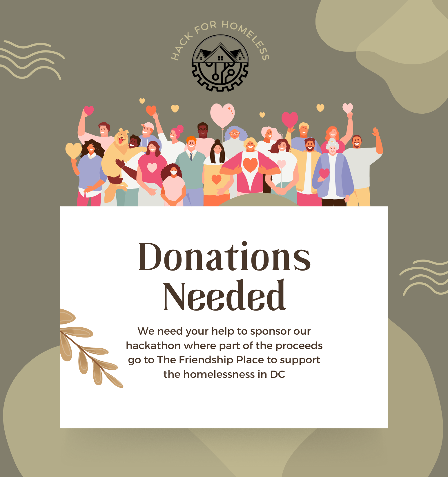 donation flyer